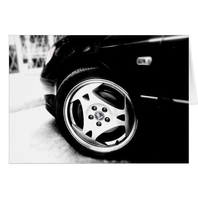 Cartão Roda Aero de Saab (klingon) (Frente Horizontal)