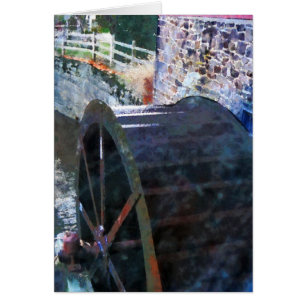 Cartão Roda de água