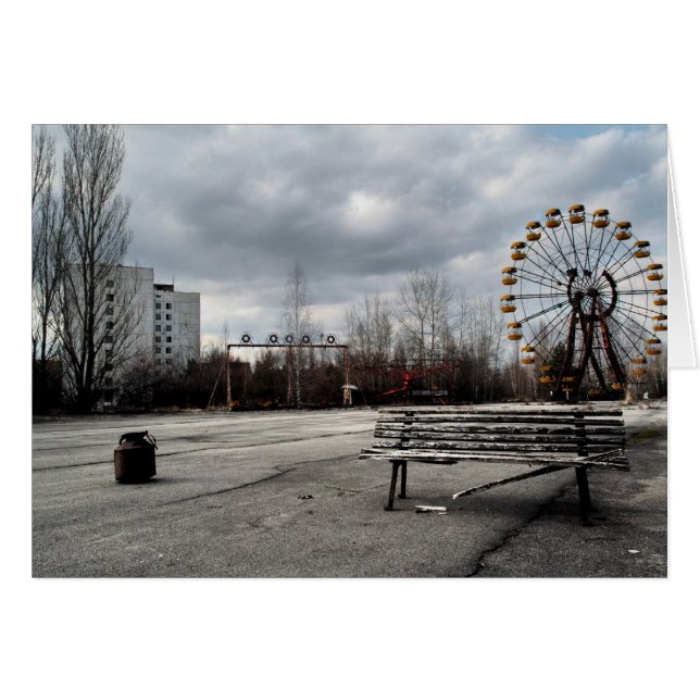 Cartão Roda de Ferris inoperante (Frente Horizontal)