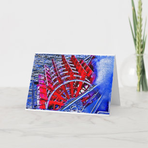 Cartão Roda de remate Steamboat