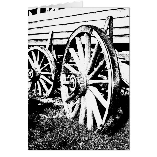 Cartão Roda de vagão (Frente)