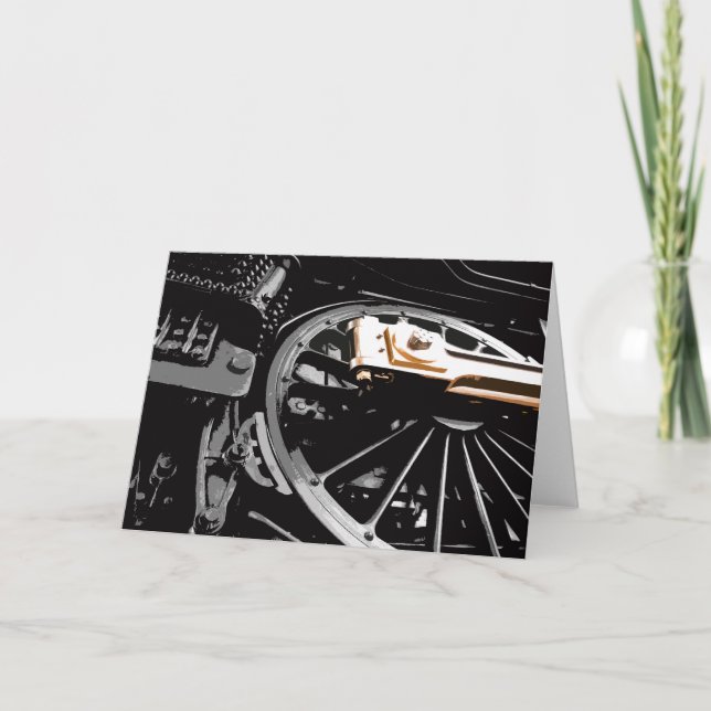 Cartão Roda do motor a vapor (Frente)