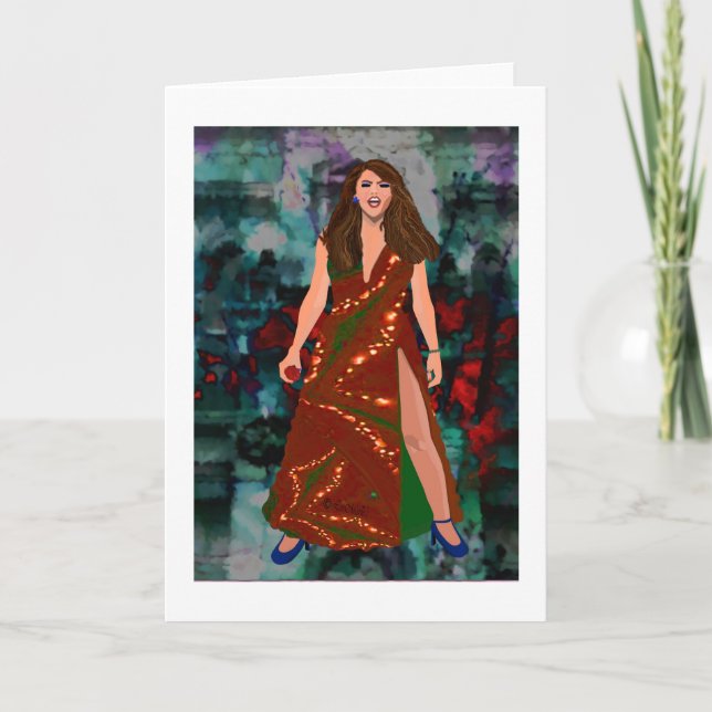 Cartão Rodando a Design criativa de LeeMarie (Frente)