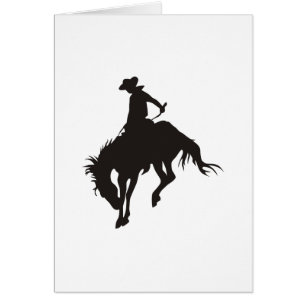 Cartão Rodeo Cowboy