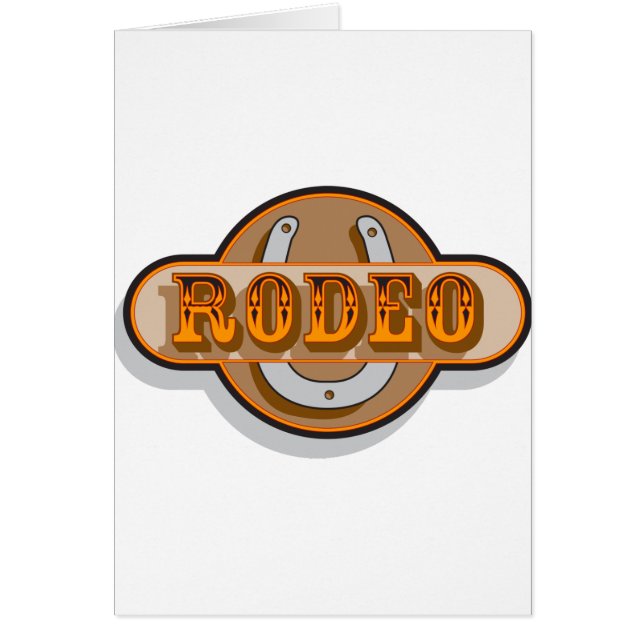 Cartão Rodeo Horsfere (Frente)