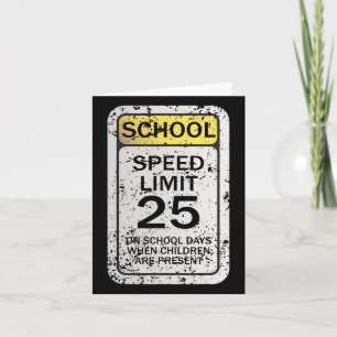 Cartão Rodovia Sinais Engraçados De Tráfego No Halloween 