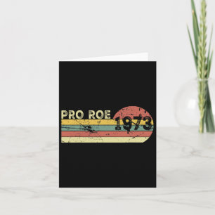 Cartão Roe 1973 Meu útero Minha Escolha Feminista de Prox