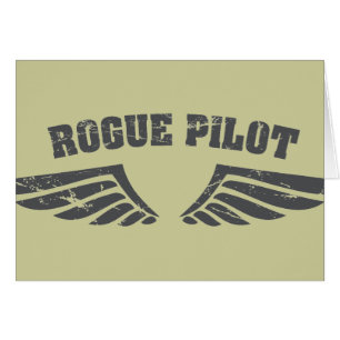 Cartão Rogue Pilot Wings