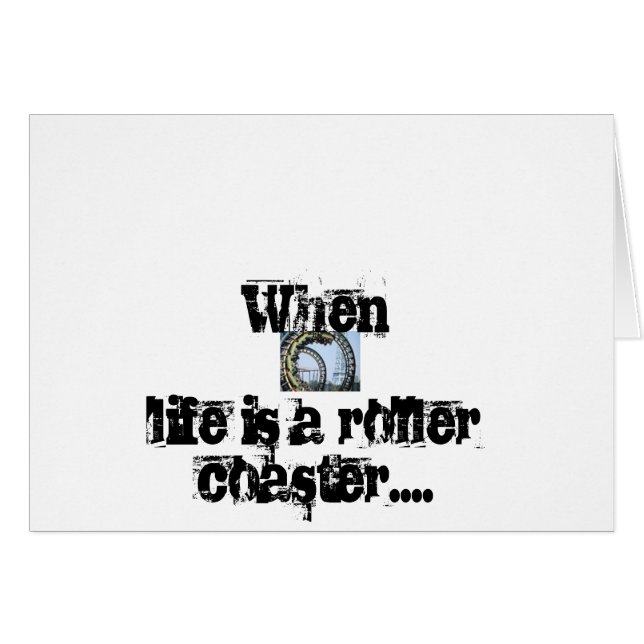 CARTÃO ROLLER COASTER                                … (Frente Horizontal)