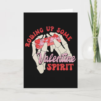 Cartão Rolling Up Some Valentine Spirit