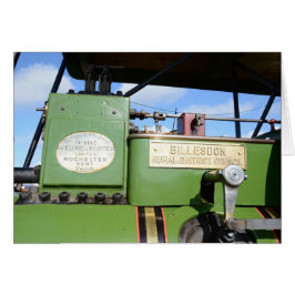 Cartão Rolo compressor vintage