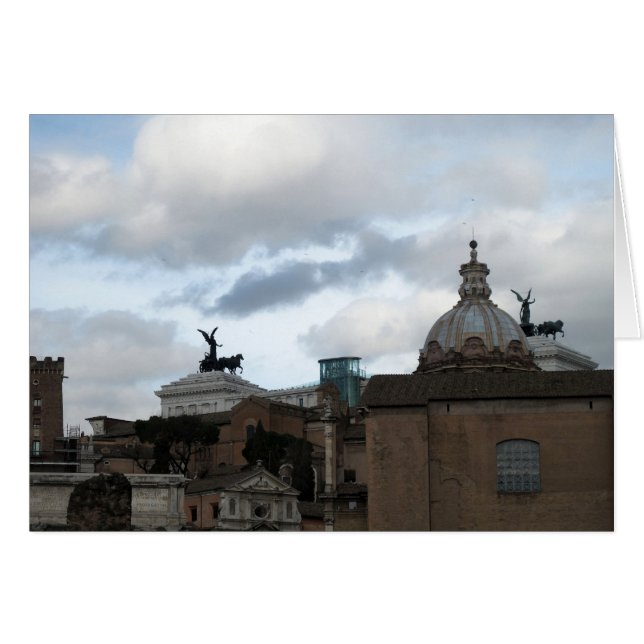 Cartão Roma em sua glória (Frente Horizontal)