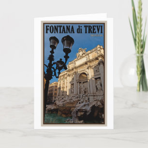 Cartão Roma - Fonte Trevi