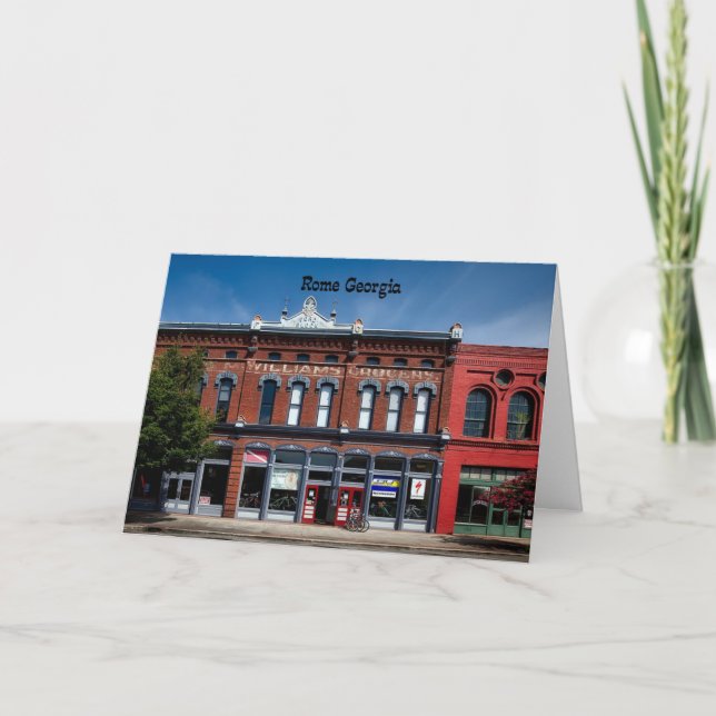 Cartão Roma, Geórgia (Frente)