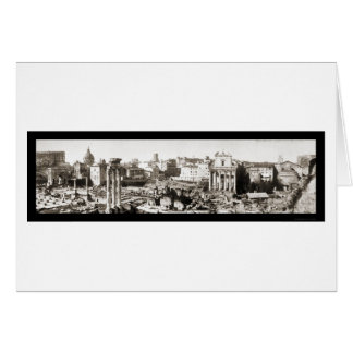 Cartão Roma, Itália Fórum Foto 1909