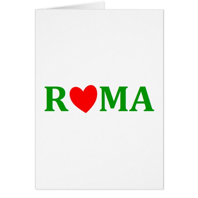 Cartão Roma ville éternelle (Frente)
