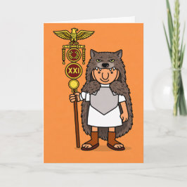 Cartão Roman 21st Birthday Card Signifer Standard Bearer