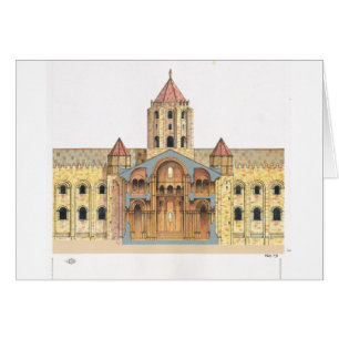 Cartão Romanesque de Santiago de Compostela