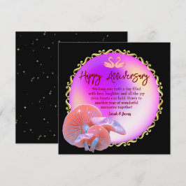 Cartão Românico Swan Pastel Feliz Aniversário Dourado