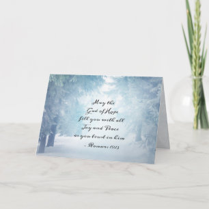 Cartão Romanos 15:13 O Deus da Esperança