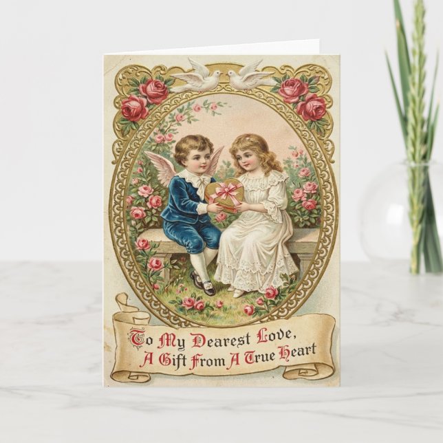 Cartão Romantic Garden Card (Frente)