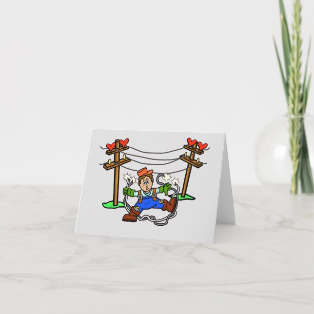 Cartão Romântico de Dia dos Namorados Divertido pa (Frente)