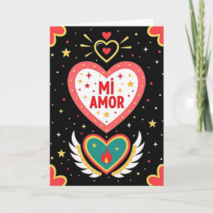 Cartão Romântico Mi Amor
