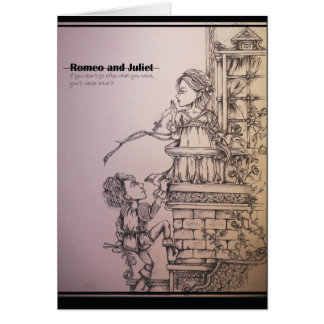 Cartão Romeo e Juliet