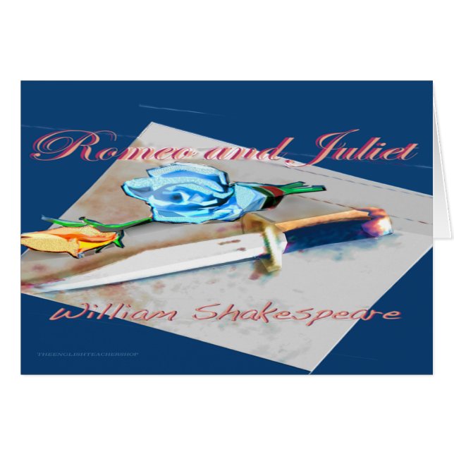 Cartão Romeo e Juliet (Frente Horizontal)