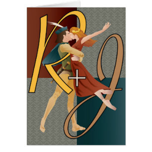 Cartão Romeo e Juliet, balé