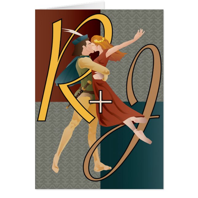 Cartão Romeo e Juliet, balé (Frente)