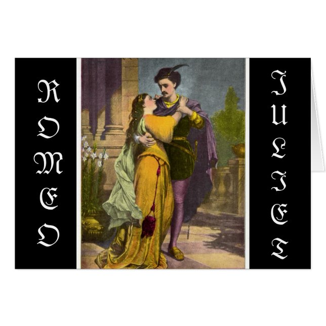 Cartão Romeu e Julieta (Frente Horizontal)