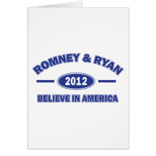 Cartão Romney e Ryan Acreditam