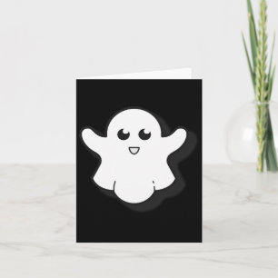 Cartão Ronda Ghost Cute Ghost Halloween Spooky Season
