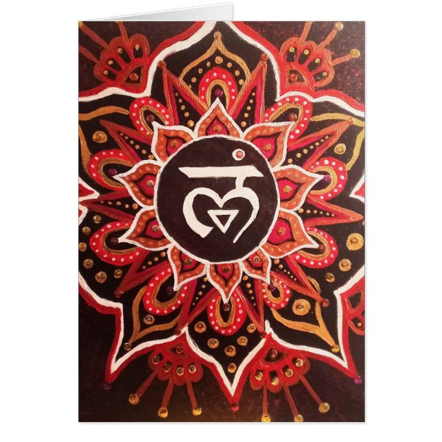 Cartão Root Chakra Notecard (Frente)