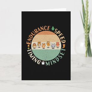 Cartão Roping de Salto - Corda Ignorando Mindset