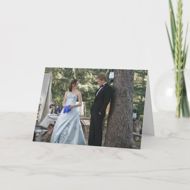 Cartão Rory & Logan todos vestidos (Frente)