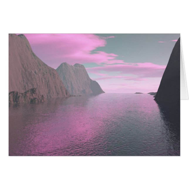 Cartão Rosa (Frente Horizontal)