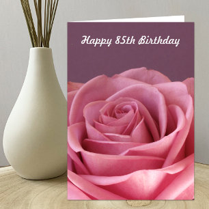 Cartão Rosa 85º aniversário