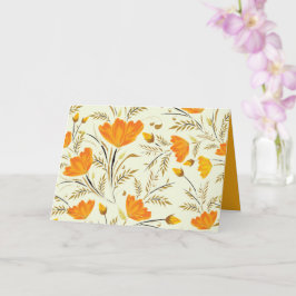 Cartão Rosa amarela