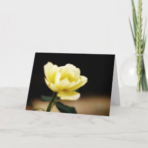 Cartão Rosa Amarelo