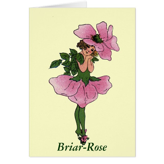 Cartão Rosa Briar (Frente)