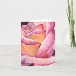 Cartão Rosa Cor-de-Rosa