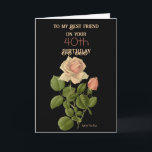 Cartão Rosa de chá híbrido por Pierre Joseph Redoute<br><div class="desc">Imagens do dominio público por Pierre-Joseph Redouté (10 de julho de 1759 - 19 de junho de 1840), que era um pintor e um botânico dos Países Baixos do sul, conhecidos para seus watercolours dos rosas, dos lírios e das outras flores em Malmaison. Foi alcunhado "Raphael das flores" e foi...</div>