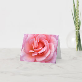 Cartão Rosa de florescência Notecard do rosa