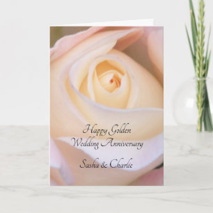 Cartão Rosa de ouro