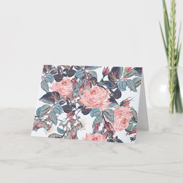 Cartão rosa de pêssego (Frente)