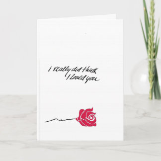 Cartão Rosa descrevendo o amor