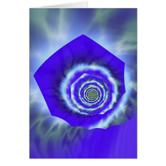 Cartão Rosa do azul