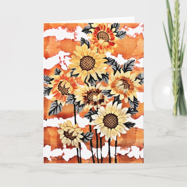 Cartão Rosa Do Verão 2 (Frente)